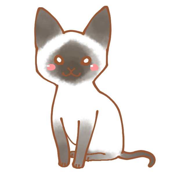 あなたのためのイラスト 50 素晴らしいイラスト 可愛い シャム 猫