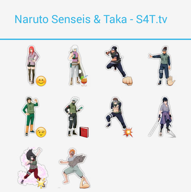 Naruto Emojis Png | Anime Wallpaper