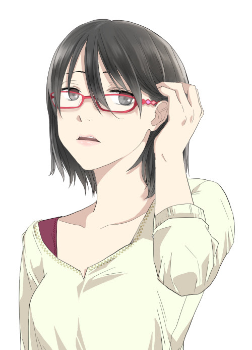 トップコレクション イラスト メガネ 女子 イラストベスト100
