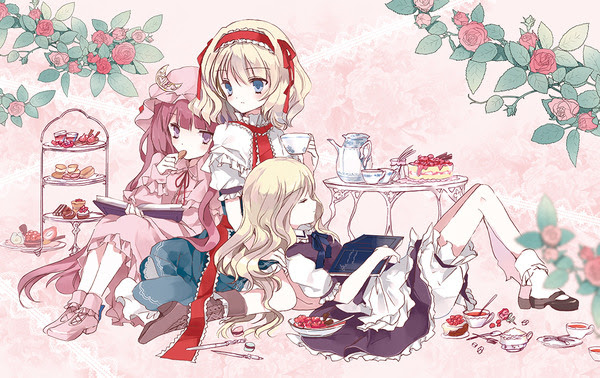 無料イラスト画像 綺麗なpixiv お茶 会 イラスト