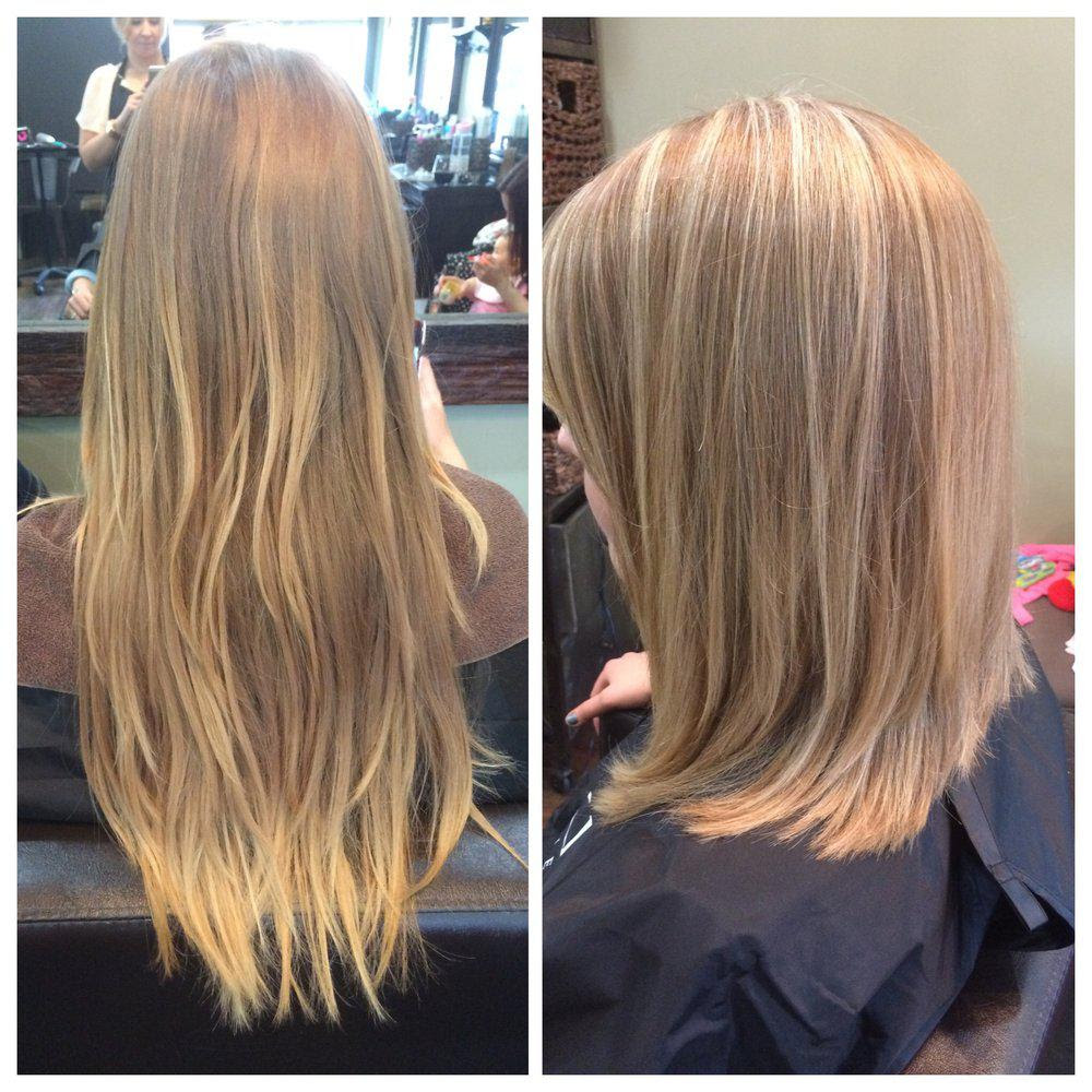 Medium hair styles or cuts are always in fashion. Smooth Gorgeous Shine Midlength Hair Blonde With Highlights J Anthony