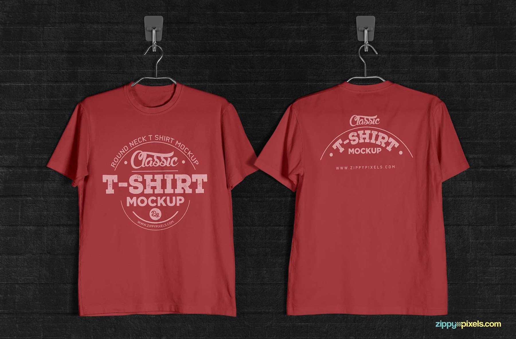 Download 452+ T Shirt Mockup Download Psd Yellow Images Object Mockups