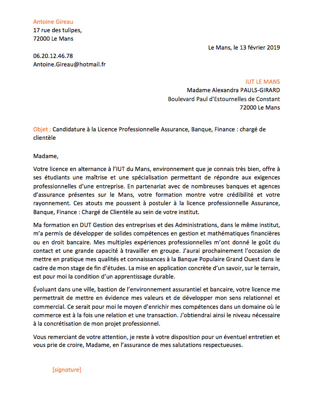 Lettre De Motivation Parcoursup Licence - Excel dan Rumus Microsoft Excel