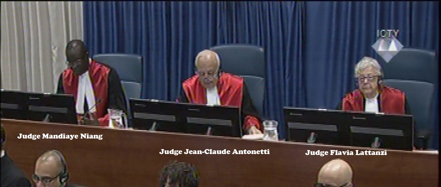 ICTY Trial Chamber 31 March 2016 Delivering Judgment in Vojislav Seselj Case PHOTO: Screenhot ICTY.org 