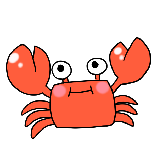 すべての動物の画像 最高のイラスト カニの画像