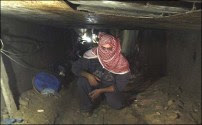 It's business as usual as Gazans repair the tunnels used to smuggle in the long-range rockets that hit Tel Aviv.