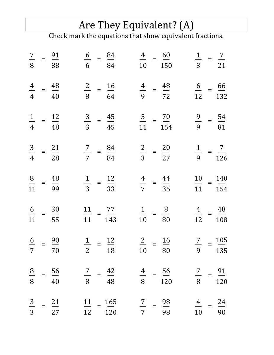 Free 6Th Grade Math Worksheets Activity Shelter
