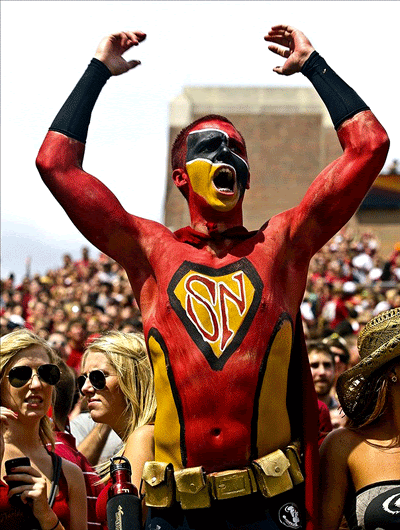 Alibaba.com offers 1,928 football body paint products. Photos College Football Fans From 14 Schools Love Their Body Paint Outsports