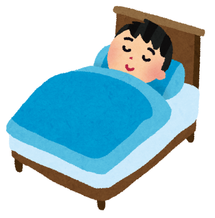 動物画像無料 トップ100 布団で寝る イラスト