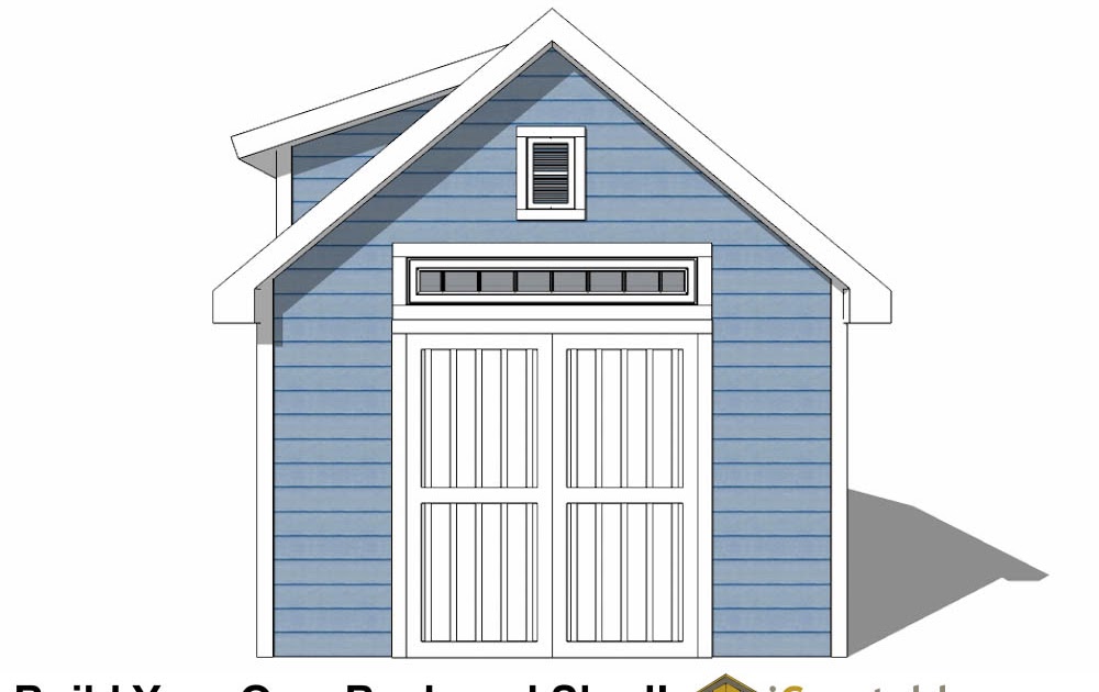 free shed plans 2019: storage shed plans 12x16 loft