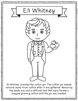Download Fresh Eli Whitney Cotton Gin Coloring Pages - Encoloring