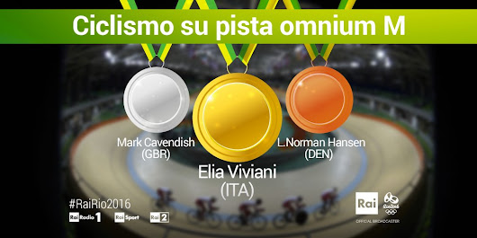 Rai Radio1 su Twitter: "Il podio dell'#omnium parla azzurro! Grande #Viviani

#oro #ITA
#argent #GBR
#bronze #DEN

#RaiRio2016 #CyclingTrack "