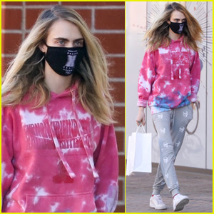 Embrace your weirdness stop labelling start living #blacklivesmatter @della_vite @caradonfilm @myecoresolution @loradicarlo_hq. Cara Delevingne Goes Comfy In Tie Dye Hoodie While Running Errands Cara Delevingne Just Jared