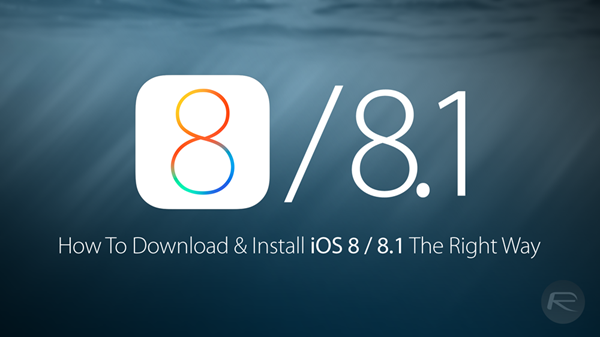 Download iOS 8 / iOS 8.1 And Install On iPhone 6, 5s, 5c ... - 600 x 337 png 128kB