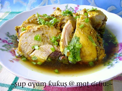 SUP AYAM KUKUSRESIPI SIHAT. - Dapur Tanpa Sempadan