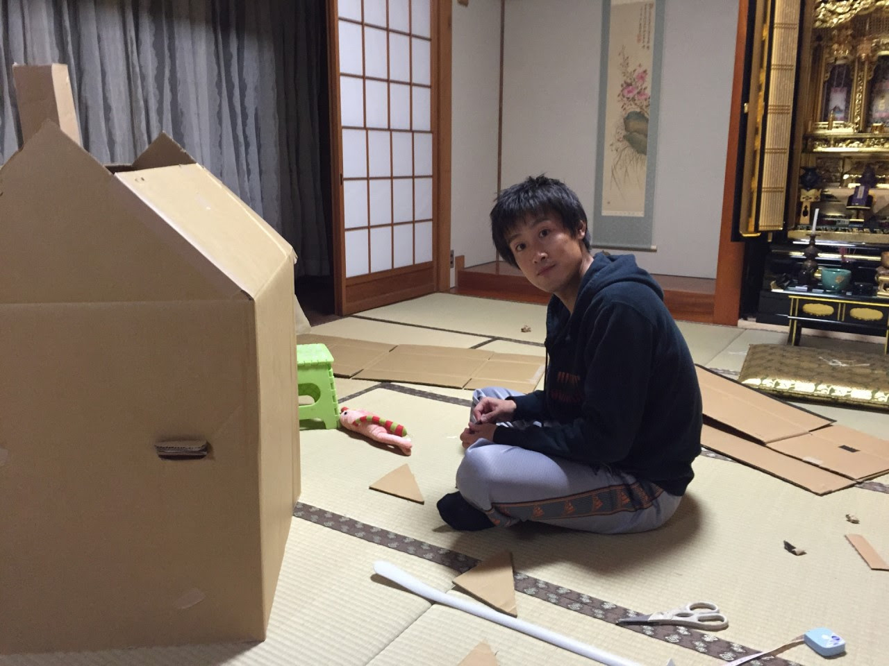 ベスト50 子供 段ボール ハウス かわいい子供たちの画像