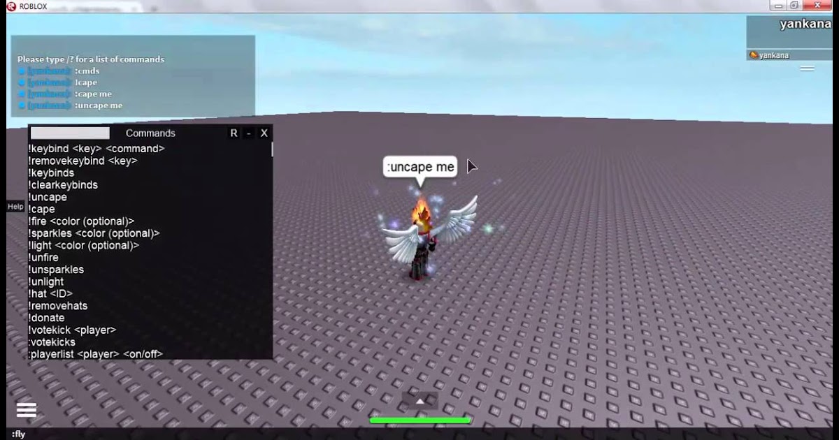 list of kohl's admin commands in roblox