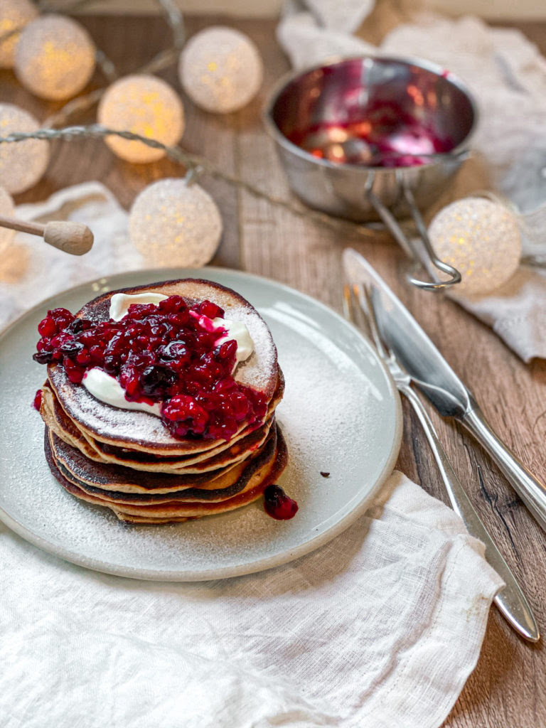 None of us is from new england. Healthy Christmas Pancakes Une Petite Cuisiniere