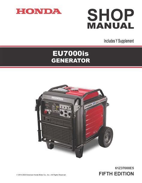  Honda  E40 Generator Shop Manual  Download Online Free  