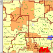 West Plano Zip Code Map