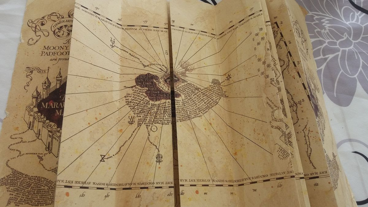 Carte Du Maraudeur à Imprimer  Carte