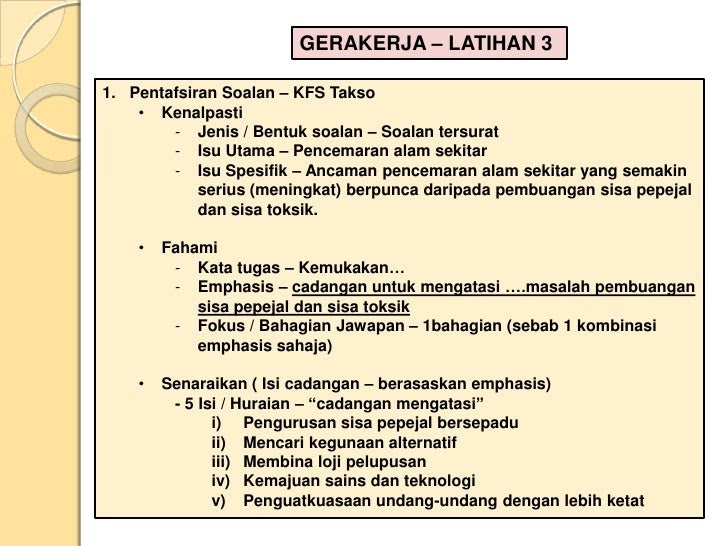 Soalan Dan Jawapan Tentang Alam Sekitar - Selangor g