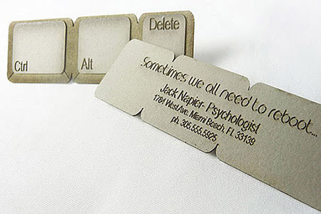 Funny, clever or unique, these business card designs will get you noticed. 27 Clever Business Cards You Might Not Have Seen Before Techeblog