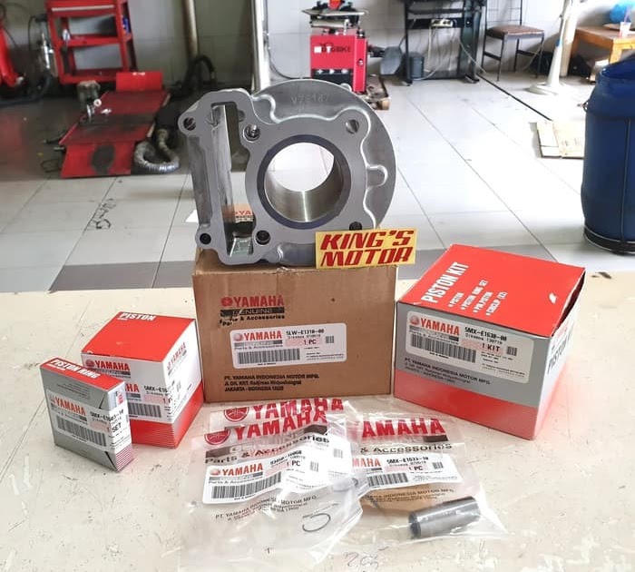 STOK TERBATAS BLOK SEHER PISTON KIT MIO  SPORTY SMILE SOUL  