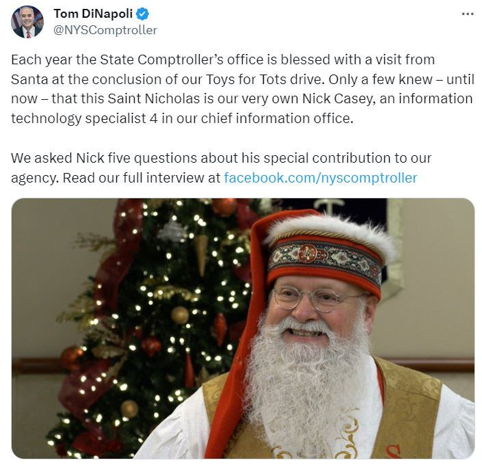 Santa Tweet