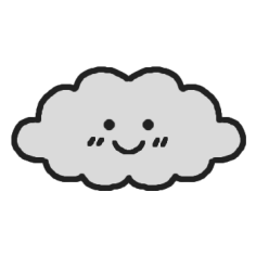 かわいい動物画像 無料印刷可能曇り イラスト 無料