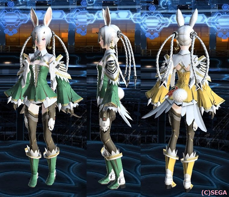 ここへ到着する Pso2 コスチューム かわいい ガルカヨメ