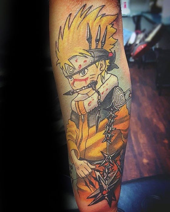 Gambar Tato  Kyubi Naruto 