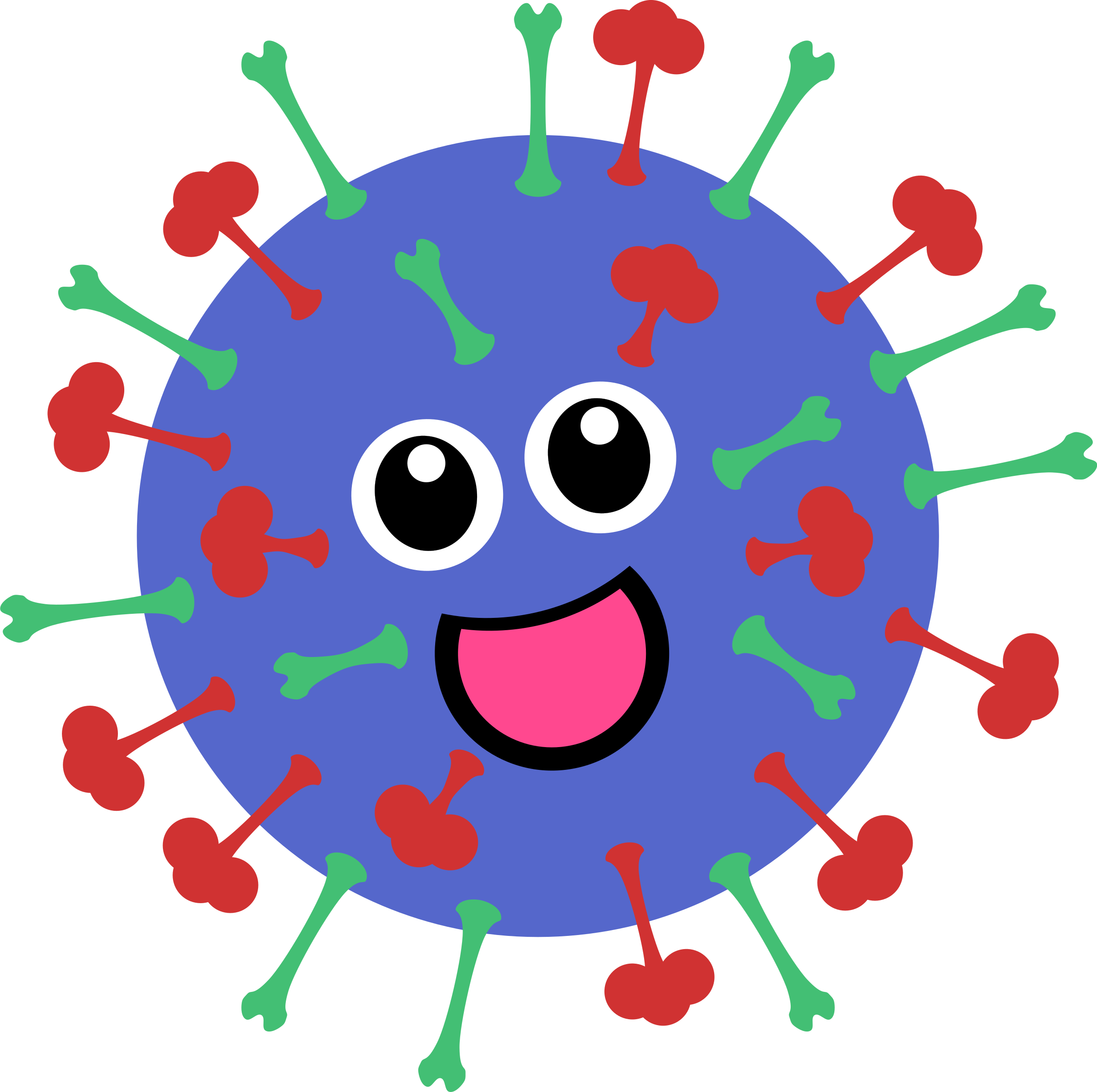  Gambar  Kartun Virus  Gambar  Gokil