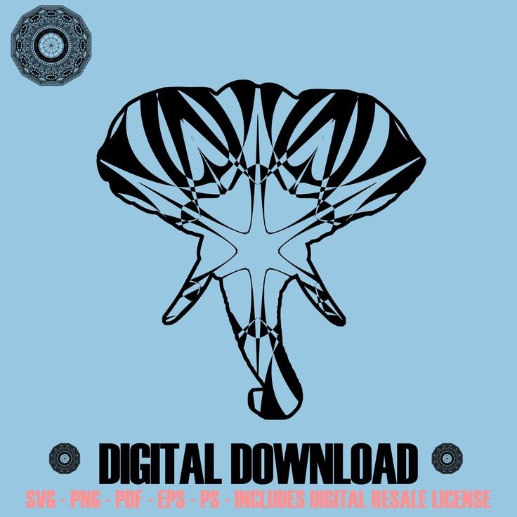 Free Free 280 Mandala Elephant Head Svg SVG PNG EPS DXF File