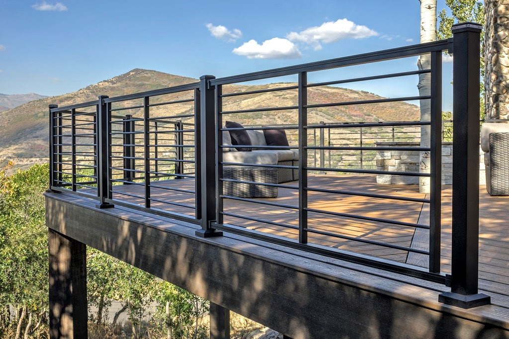 Diy cable railing with metal posts built from scratch! Best Aluminum Deck Railings Reviews Benefits Decks Com