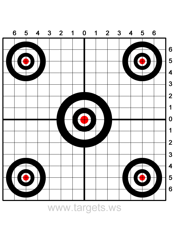 printable targets for sighting in a rifle calendar june