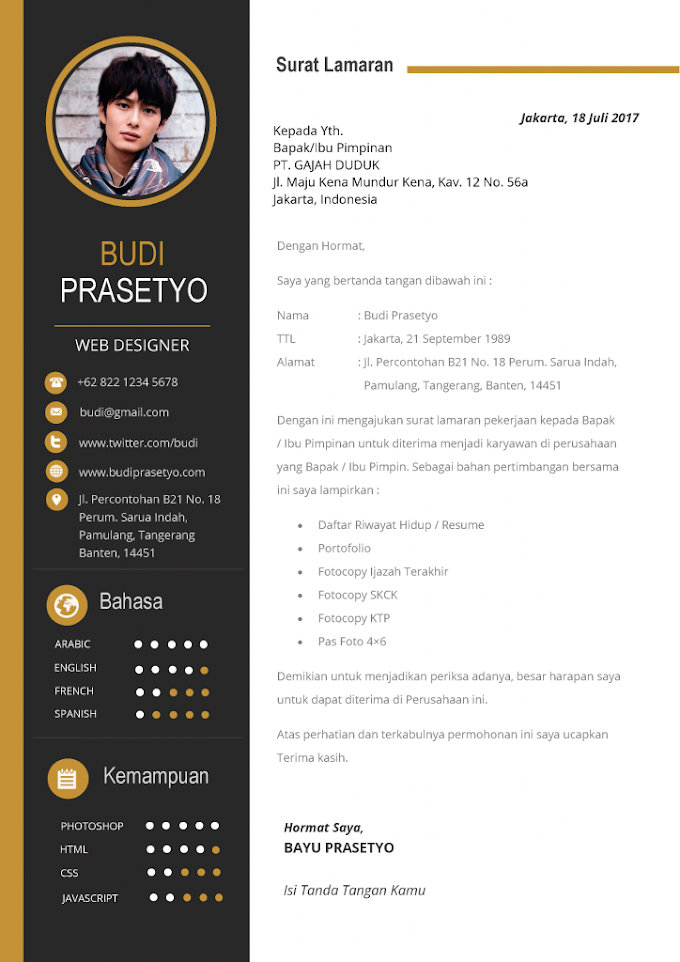 Contoh Cv Simple Word / 25 Contoh Cv Menarik Format Word Cepat Keterima Kerja Massiswo Com : Another simple and basic cv template.