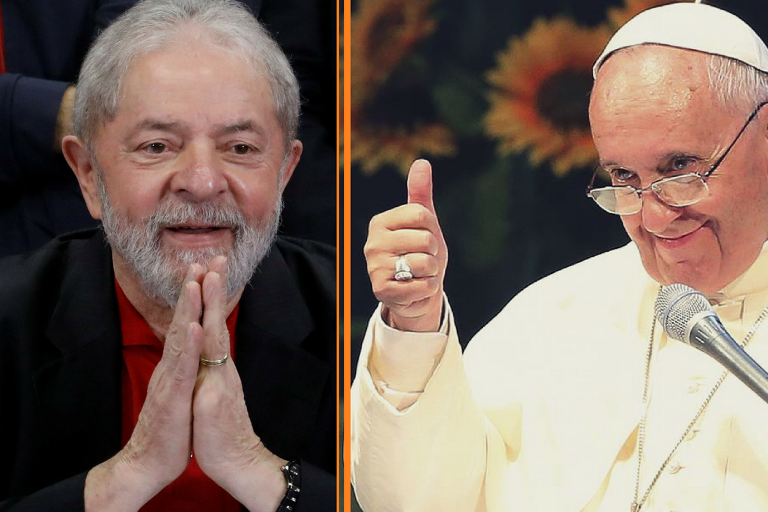 Resultado de imagem para Papa envia carta a Lula e lamenta suas â€˜duras provasâ€™