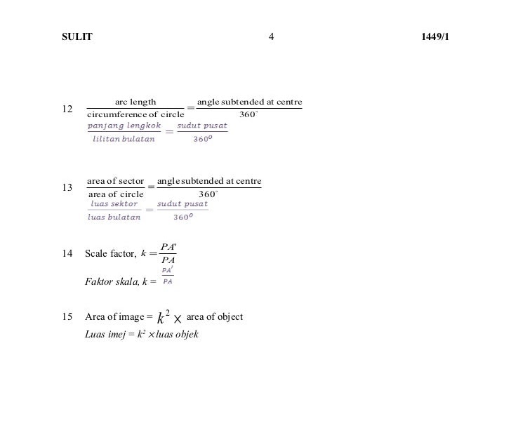 Soalan Matematik Spm Kertas 2 - Persoalan o