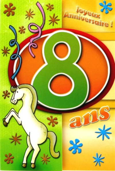 Carte Virtuelle Anniversaire Fille 8 Ans Elmers