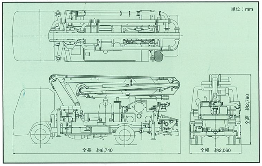 Cad ミキサー 車 図面 Kuruma