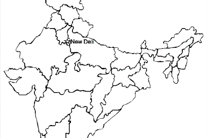 india map coloring page India map countries coloring pages