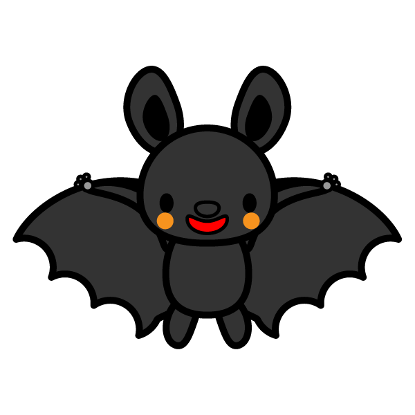 ぜいたくコウモリ 可愛い イラスト 最高の動物画像