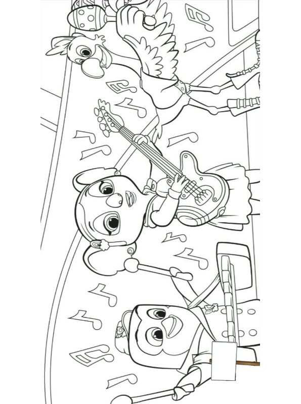These free disney junior coloring pages feature your favorite friends like puppy dog pals, mickey mouse, fancy nancy, tots, and more! Kids N Fun Com Coloring Page Tots T O T S 2
