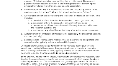 Proposal Example Of Concept Paper Topics Examplepapers