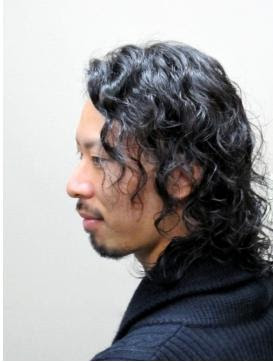 新着ワイルド パーマ メンズ ロング 最高のヘアスタイルのアイデア