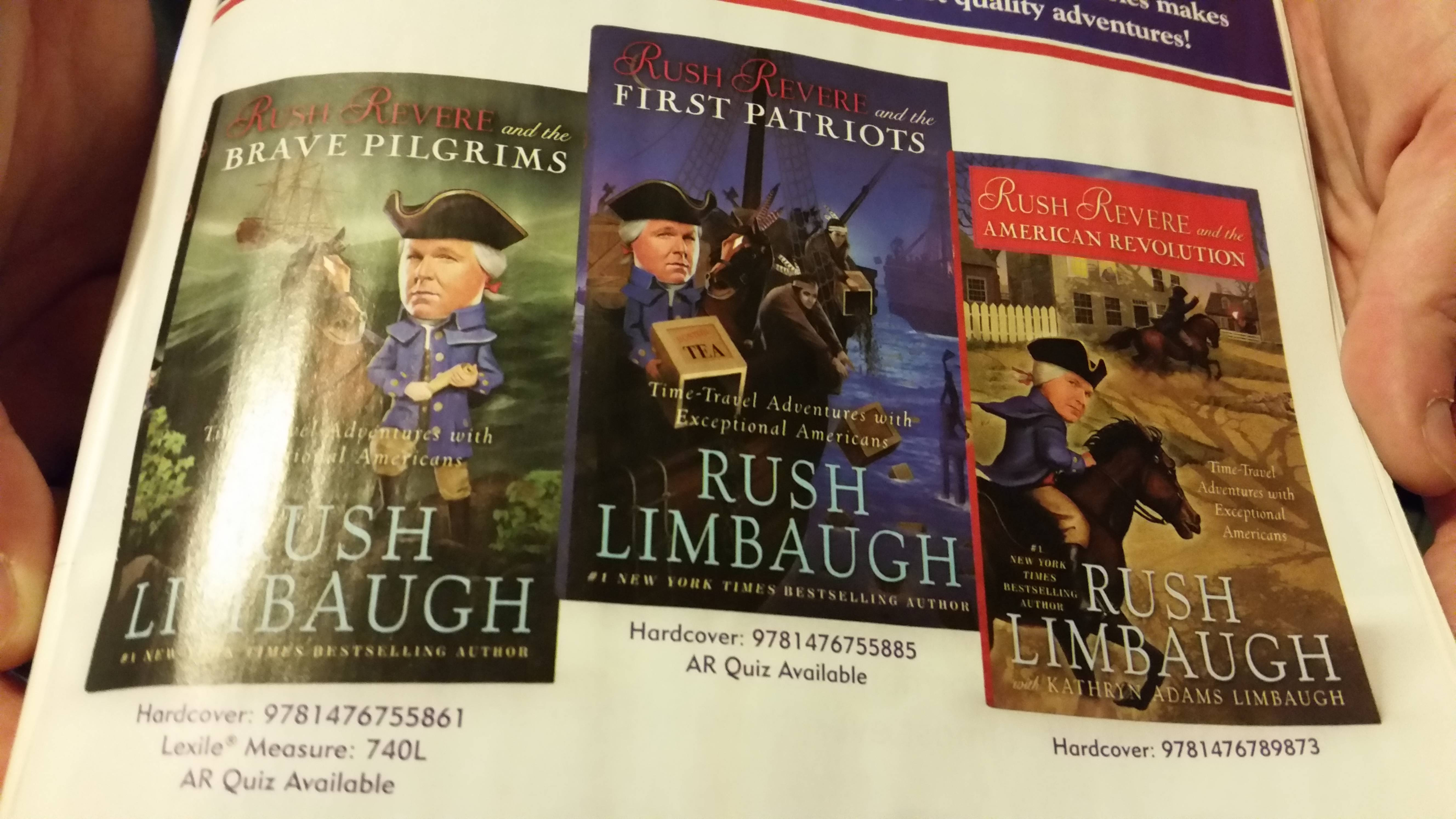 Nationally syndicated radio talk show host rush limbaugh has long wanted to make history come to life for the children of his listeners. So Rush Limbaugh Makes Children Books Funny
