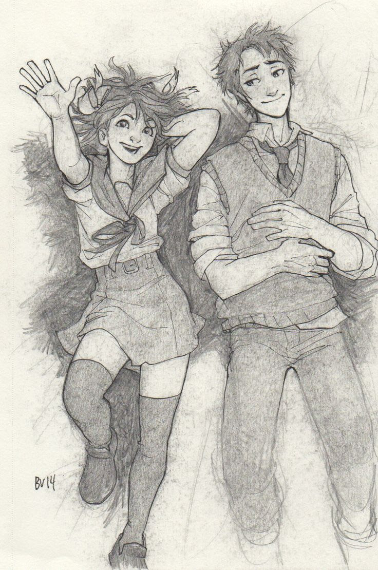 Friendship Boy And Girl Best Friends Drawing Anime