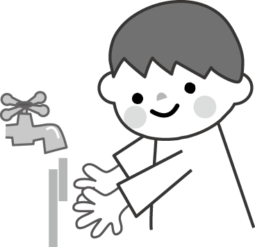 かわいい動物画像 元の手洗い イラスト 簡単