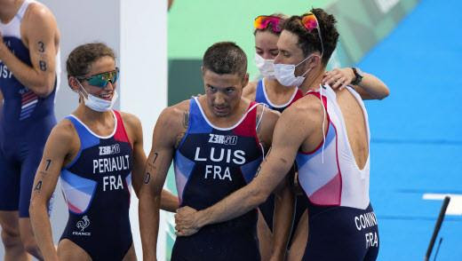 JO 2021 - Triathlon : le relais mixte français médaillé de bronze après une belle remontée